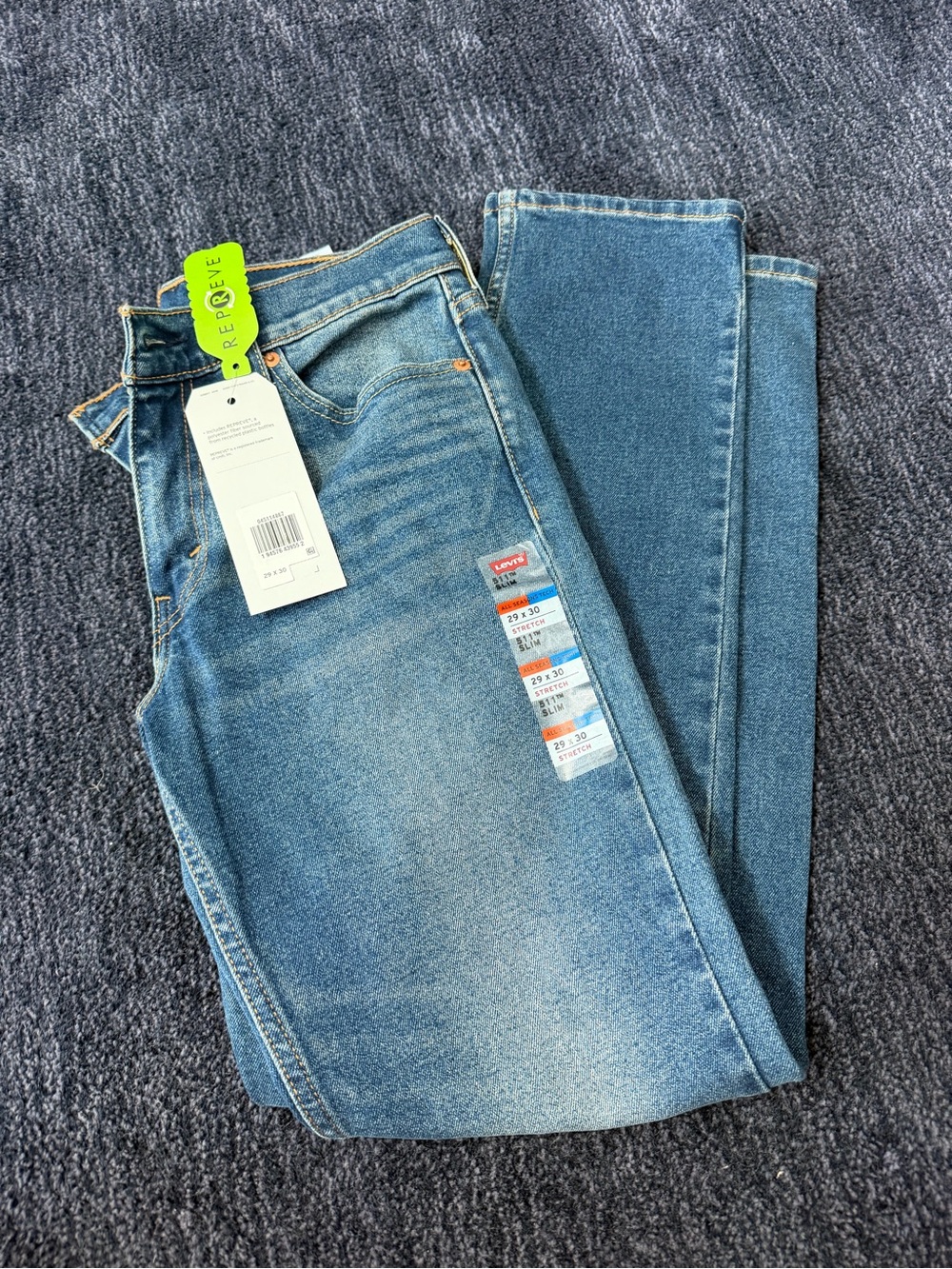 Levi's Light & Mid Blue High-Rise Women's Jeans 29x30